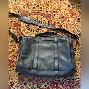 Stylish Black Leather Men's Bag